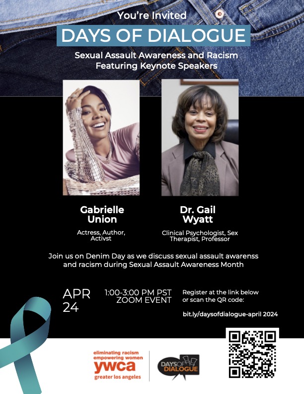 Days of Dialogue: Sexual Assault Awareness and Racism Featuring Keynote Speakers