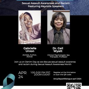 Days of Dialogue: Sexual Assault Awareness and Racism Featuring Keynote Speakers